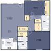 2 Bed 2 Bath